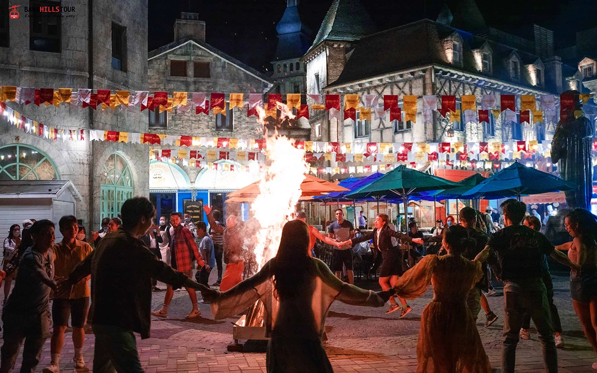 Ba Na Hills Sunset Tour 8 Nighttime entertainment activities at Ba Na Hills