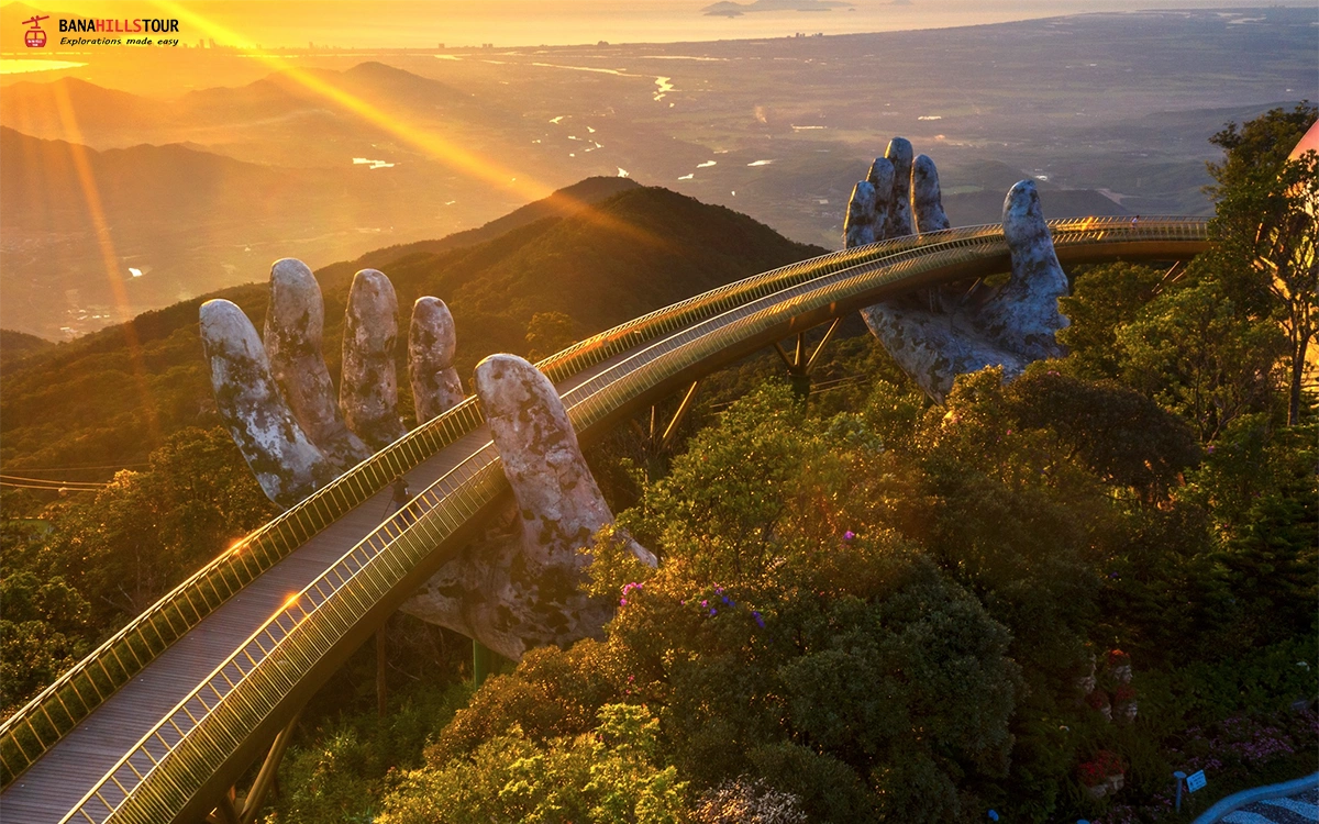 Ba Na Hills Sunset Tour 2 Golden Bridge sunset tour