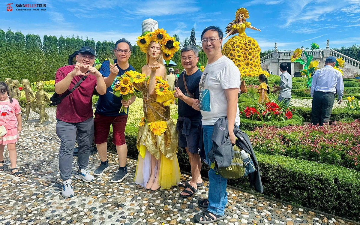 Hoi An To Ba Na Hills By Car 9 Ba Na Hills flower garden